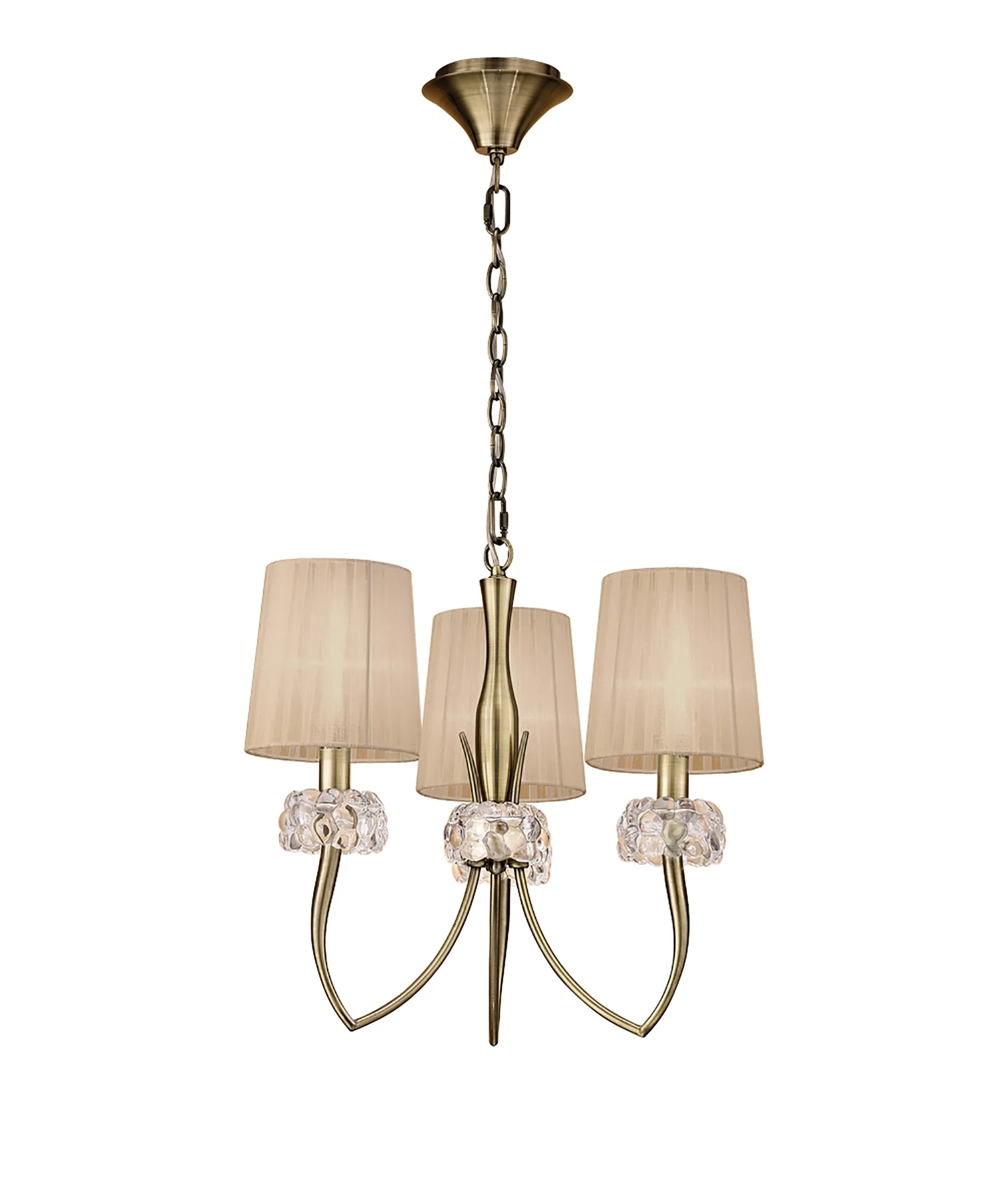 Loewe Antique Brass-Soft Bronze Ceiling Lights Mantra Multi Arm Fittings Loewe Antique Brass-Soft Bronze Ceiling Lights Mantra Multi Arm Fittings